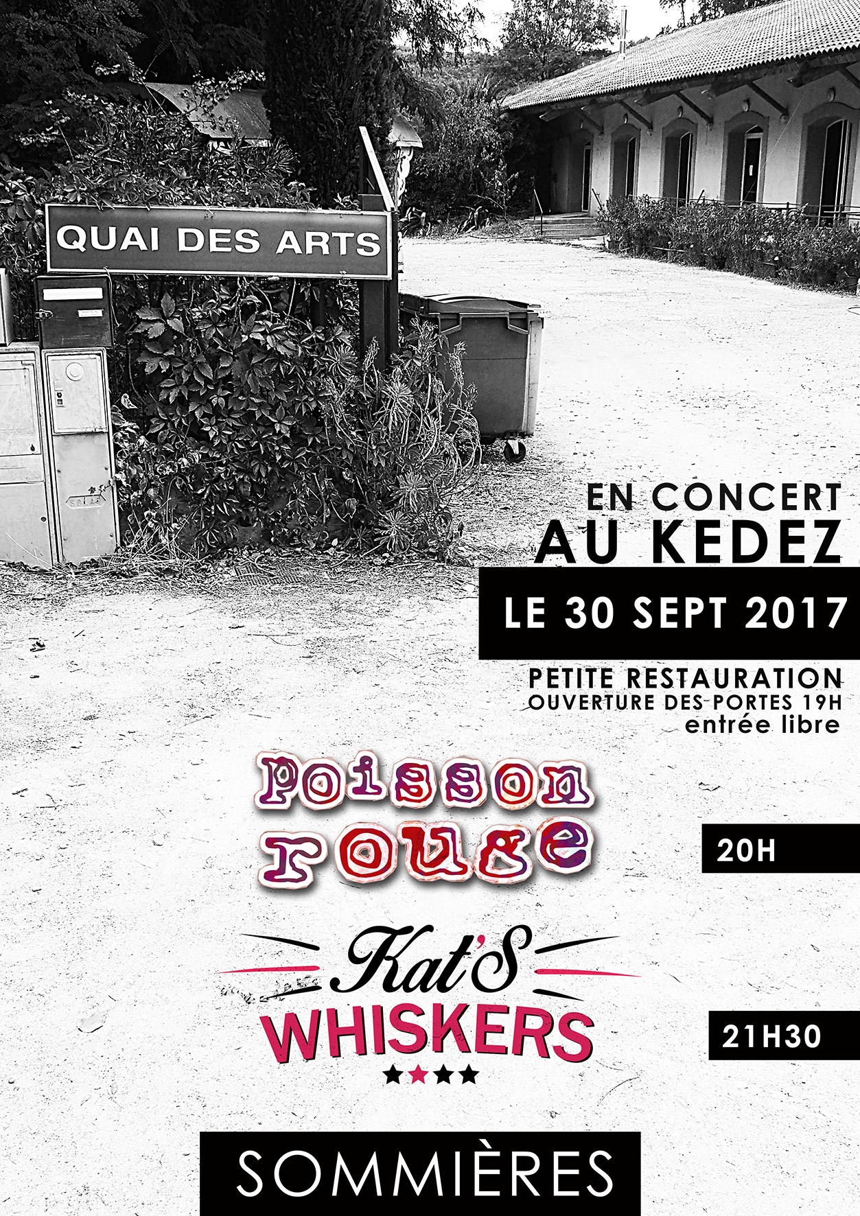 Concert: Kat's Whiskers et Poisson Rouge le samedi 30 septembre 